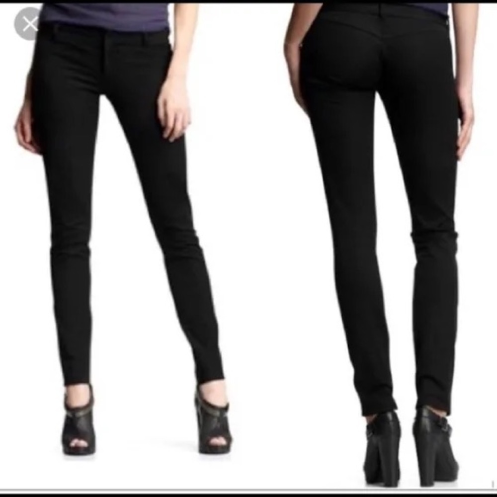 Gap 12 Black Skinny Stretch Trouser Pants